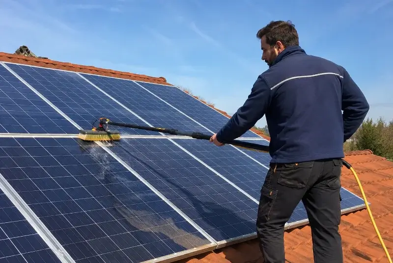Nettoyage et entretien de panneaux solaires à Saint-Maixant